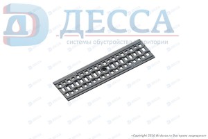 Решетка водоприемная -10.13,6.50- ячеистая пластиковая (5040-д)